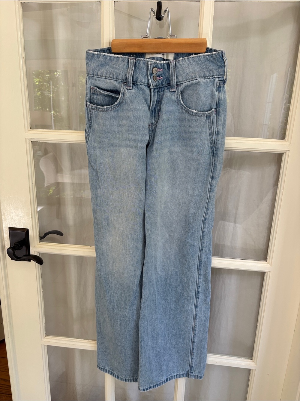 Hollister Light Blue wide leg Jeans